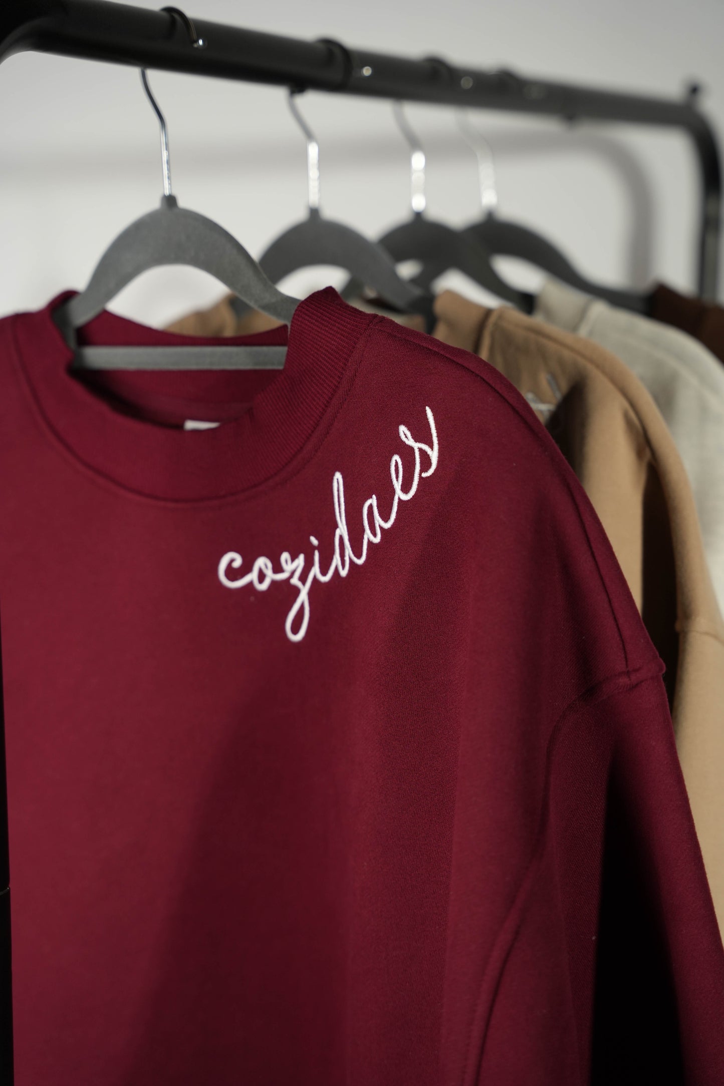 Burgundy You-nique Form Sweatshirt