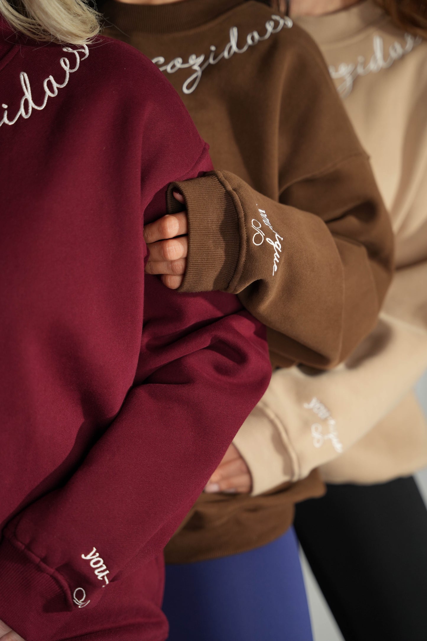 Burgundy You-nique Form Sweatshirt